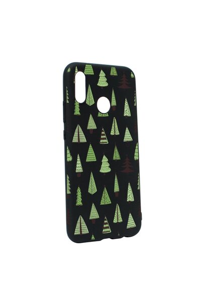 bestcase Husa Silicon Compatibila Cu Huawei P20 Lite, Christmas Tree Shapes, ...