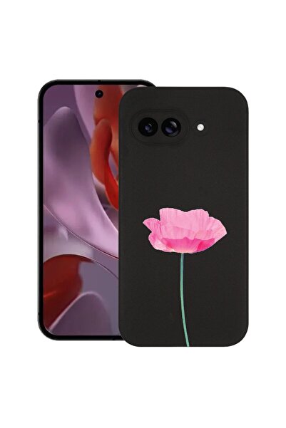 bestcase Калъф за Google Pixel 9a, Розов - Пастелно розово, Тънък силиконов 0...