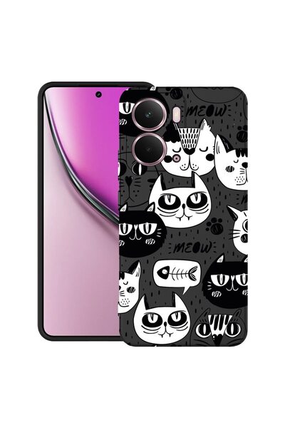 bestcase Θήκη για Realme P3 με σχέδιο Cool Cats, TPU Ματ Εξαιρετικά Λεπτή, 20...