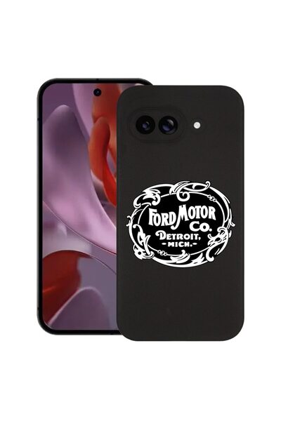 bestcase Калъф за Google Pixel 9a, Ford Classic, тънък силиконов 0.8 мм, удар...