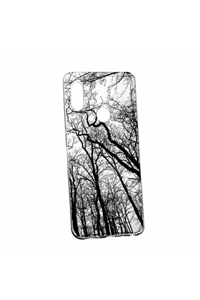 bestcase Husa Silicon, Transparent, Slim, Forest, Huawei P20 Lite