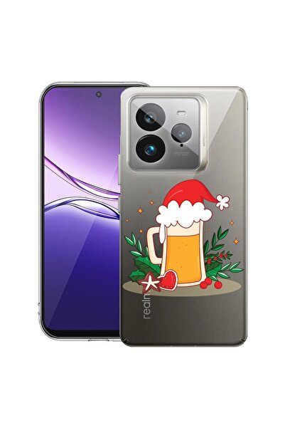 bestcase Husă pentru Realme GT 7 Pro cu design Xmas Beer, din silicon transpa...