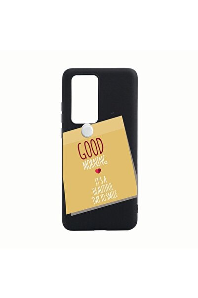 bestcase Husa Huawei P40, Sticker Good Morning, rezistenta la uzura, anti-alu...