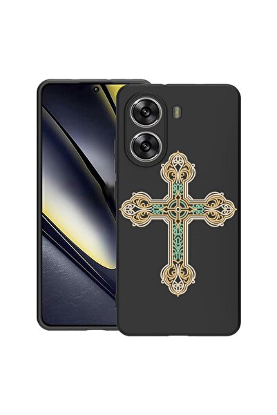 bestcase Калъф за Poco X7 Pro 5G, Кръстосан дизайн, Тънък силиконов 0.8ММ, Уд...