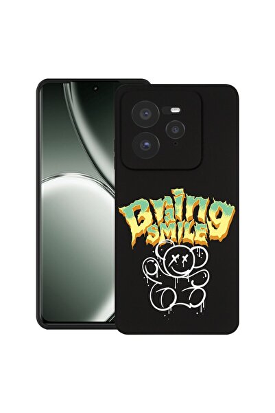bestcase Θήκη για Realme GT 7 Pro με σχέδιο χαμογελαστού αρκουδάκι, TPU Ματ Ε...