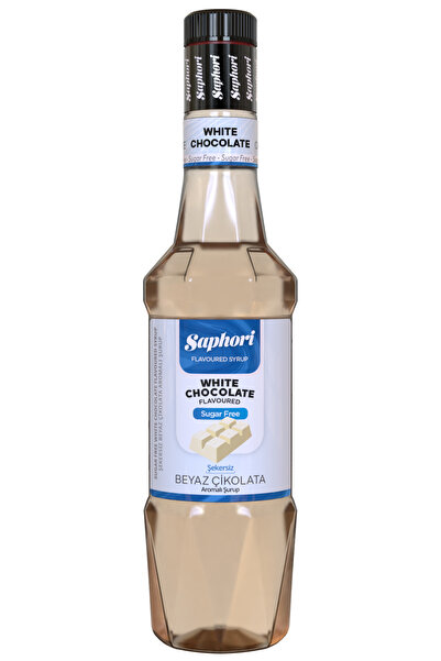 Saphori Sugar Free Şekersiz Beyaz Çikolata Aromalı Şurubu Kahve Şurubu 700 ml