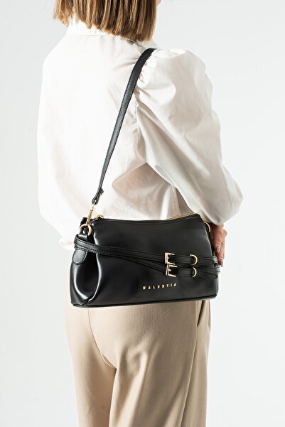 By Hakan Tn-121 Women's Shoulder Bag Handbag Crossbody Bag Black