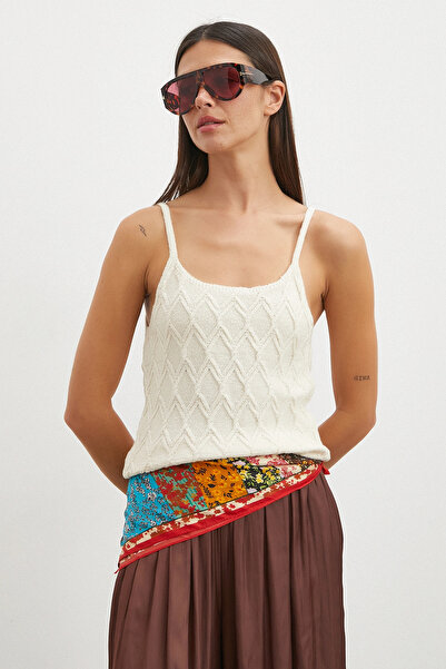 UTERPE Askılı Crop Triko