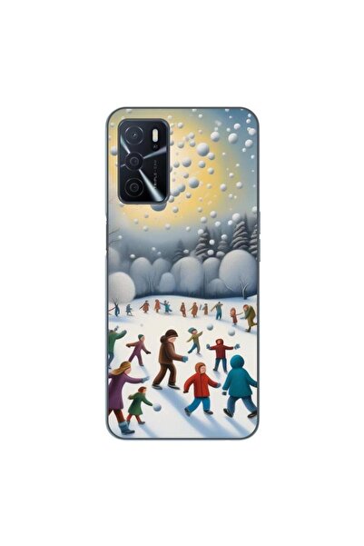 OEM Θήκη συμβατή με Oppo A16 από σιλικόνη gel TPU με σχέδιο Παιδιά που παίζου...