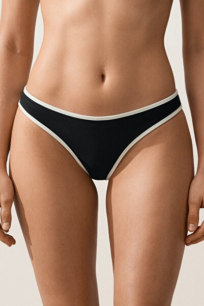 Oysho U kesim kontrast biyeli tanga bikini altı
