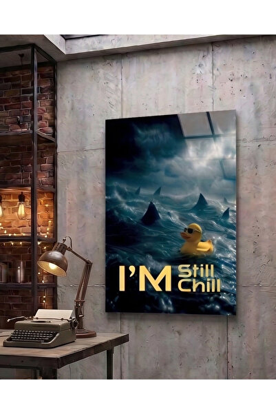 FavloArt I’m Still Chill Typo Pleksi Tablo – Modern ve Rahat Tarz Duvar Sanatı