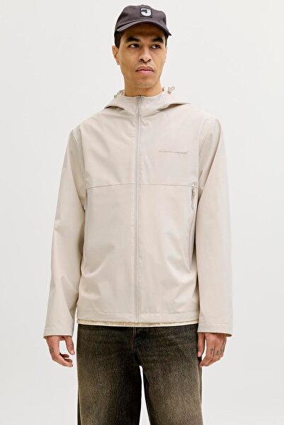 Jack & Jones Men's Logo Detailed Hooded Jacket - Fusion