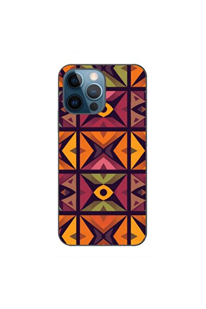 OEM Husa compatibila cu Apple iPhone 12 Pro Silicon Gel Tpu Model Tribal Retr...