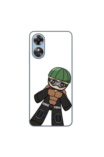 OEM Husa compatibila cu Oppo A17 Silicon Gel Tpu Model One Punch Man Mumen Rider