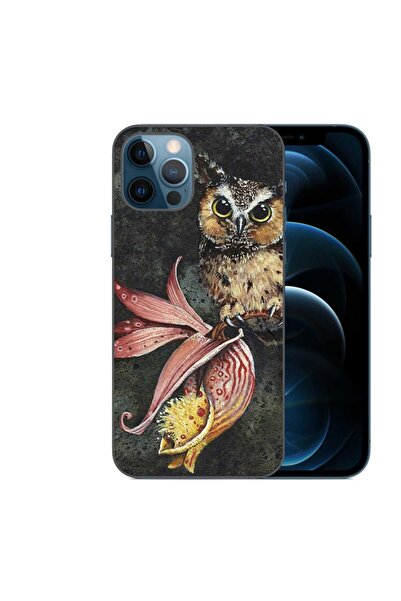 OEM Husa compatibila cu Apple iPhone 12 Pro Max Silicon Gel Tpu Model Owl Pai...