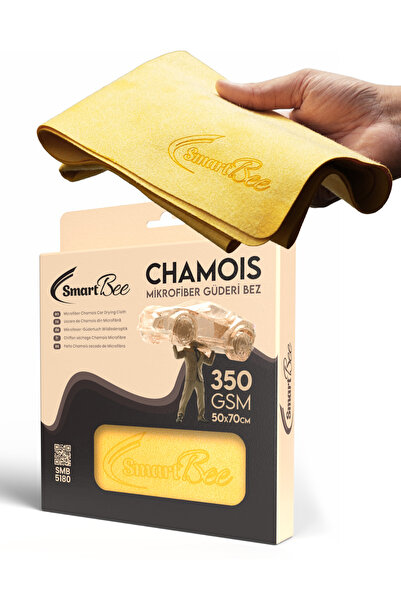 SmartBee CHAMOIS Mikrofiber Güderi Oto Kurulama Bezi 50x70cm 350GSM