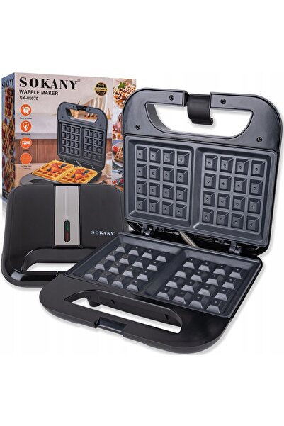 Other Sokany SK-08070 Black Waffle Maker 750W