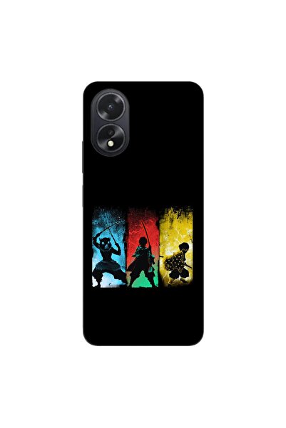 OEM Husa compatibila cu Oppo A18 4G Silicon Gel Tpu Model Demon Slayer Team