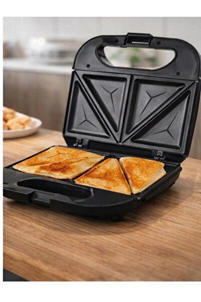 hey Jamaky Sandwich Maker JMK2004, 1000W, Plăci Antiaderente, Încălzire Rapid...