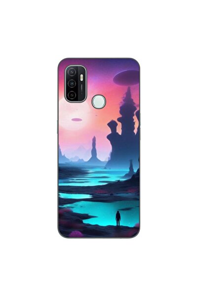 OEM Husa compatibila cu Oppo A53 Silicon Gel Tpu Model Mystic Planet