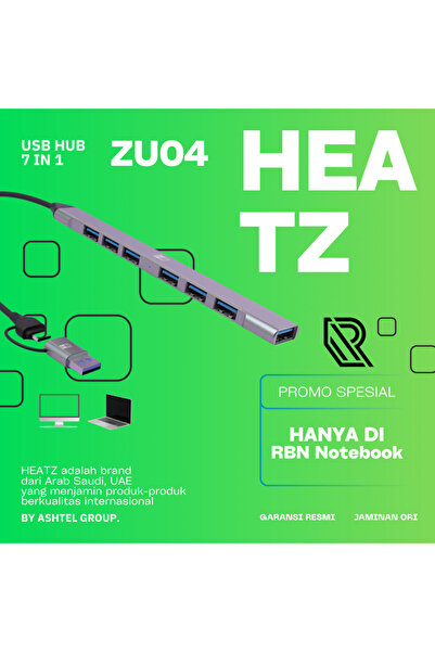 HEATZ ZU04 High-Speed 7-in-1 USB A