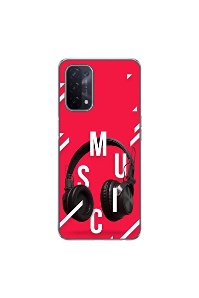 OEM Husa compatibila cu Oppo A54 5G, A74 5G Silicon Gel Tpu Model Music Headp...