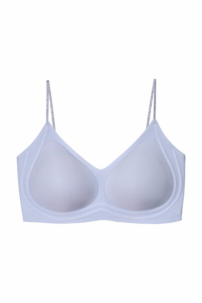 macsoo Laser Cut Seamless Gathering Underwireless Front Snap Comfortable Supp...