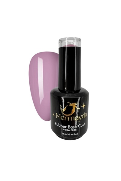 Mermayda Semi-permanent Rubber Base Nail Polish, Hema Free, Be Elegant, Pink,...
