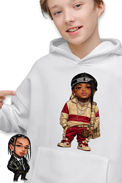 OEM Kids Boys' Ski Mask Chibi The Slump God Hoodie
