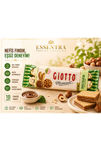 Essentra Home Giotto Momenti Neapolitaner Gofret Neapolitaner Gofret & Çikolata