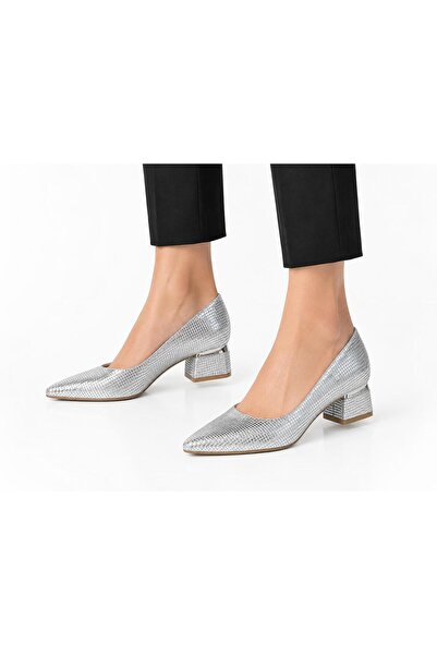 TRENDYSHOSE 6775 Thick Heel Comfortable Fit Large Size Women's Shoes