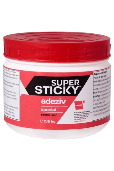 Sticky Professional adhesive for wood and furniture, 0.5 kg, white