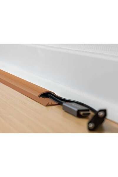 DELOCK Kabelkanal selbstklebend 50x13mm, 1m Holzoptik