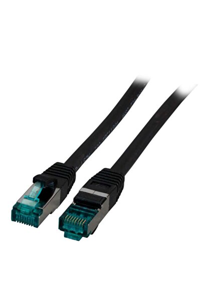 EFB Elektronik Cablu patch EFB RJ45 S/FTP, Cat.6A, LSZH, 5m, negru