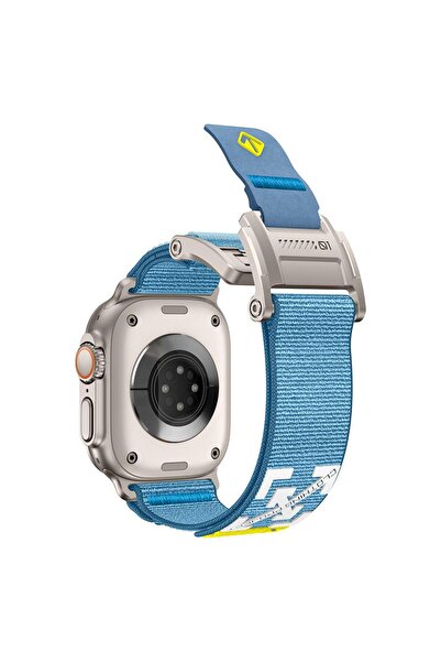 AktarMobile Apple Watch Ultra 2 3 49 mm Uyumlu Outdoor Kordon Naylon Dokuma K...