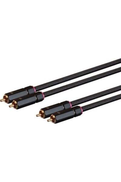 monoprice Cablu RCA (Cinch) x2 - RCA (Cinch) x2 0.9m negru (0889028122143)