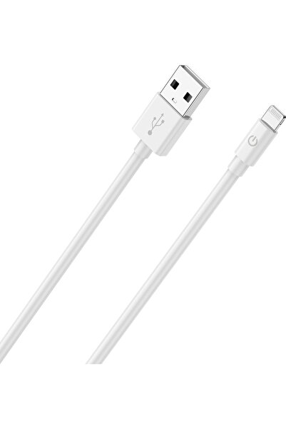 realpower Lade/Datenkabel USB-A auf Lightning 2m wei√ü MFI