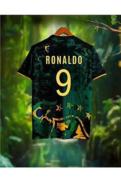 kombinezyum Brezilya The Prince Ronaldo Nazario Özel Konsept Forması (Jersey)