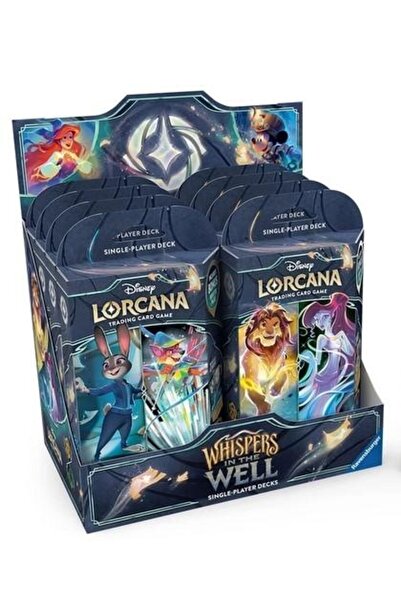 RAVENSBURGER Disney Lorcana (Setul 10) set de pachete de început în cutie (8 ...