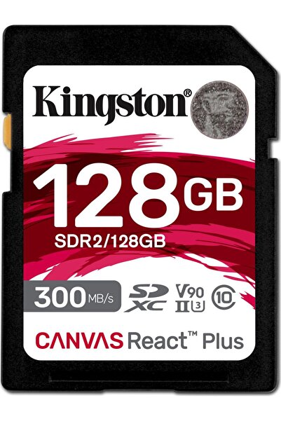 Kingston Karta Canvas React Plus SDXC 128 GB Class 10 UHS-II/U3 V90 (SDR2/128GB)
