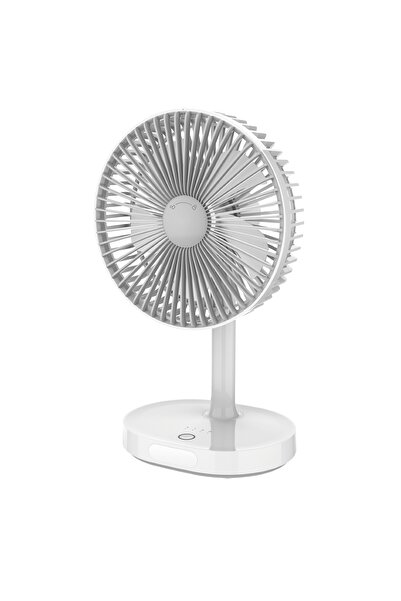 Platinet VENTILATOR DE BĂRĂ REÎNCĂRCABIL 3000MAH ALB/GRI [45242]