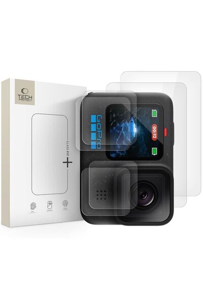Tech-Protect SZK≈ÅO HARTOWANE GLASS FIT+ Set de 2 pentru GOPRO HERO 9 / 10 / ...