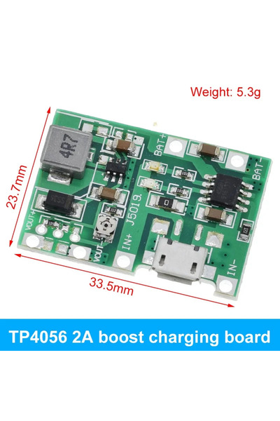 OEM TP 4056 + MT 3608 Πλακέτα Φόρτισης Boost (Micro USB)