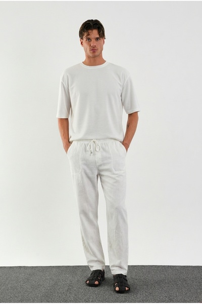 Redline Defy Men's Comfortable Linen Look Trousers