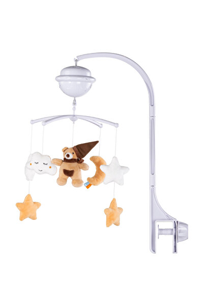 Evelise Carusel muzical pentru pătuț cu proiector Chipolino Bear
