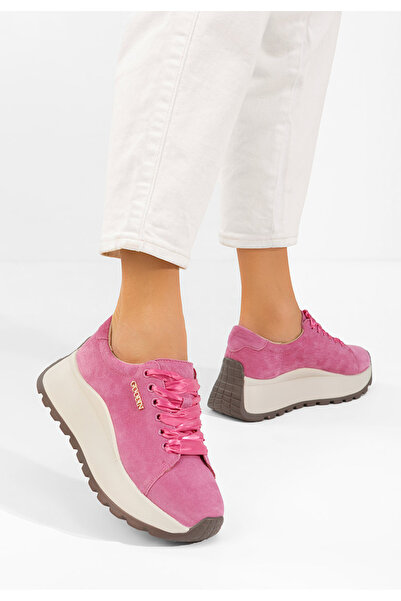 B T Shoes Sneakers dama piele Gonelia roz