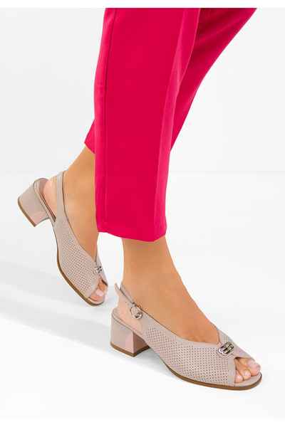 B T Shoes Sandale piele naturala Rabiela bej
