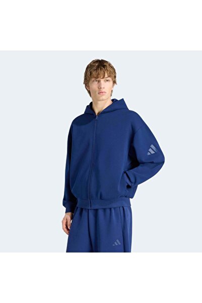 adidas M Sl Fz Hd Erkek Spor Sweatshirt KU8002