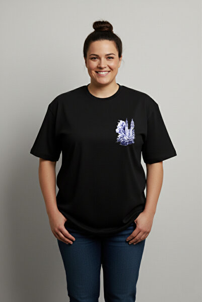 LORVEX Large Size T-Shirt Oversize Cotton Comfortable Fit Printed Unisex T-Shirt