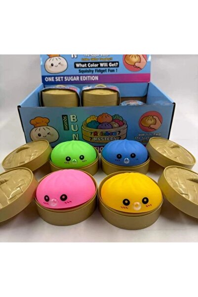 TOYSTAR 1 Adet Dumpling Squishy Büyük Boy Yumusak Sıkılabilir Sukuşi Özel Kut...